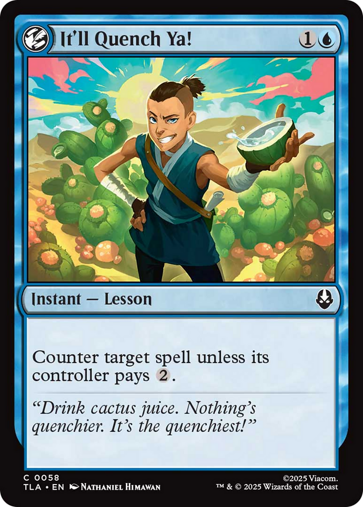It'll Quench Ya! [Avatar: The Last Airbender] | Devastation Store