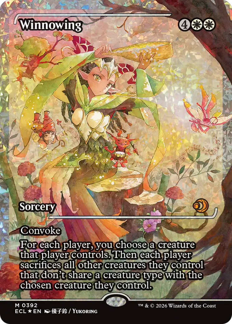 Winnowing (Showcase) (Fracture Foil) [Lorwyn Eclipsed] | Devastation Store