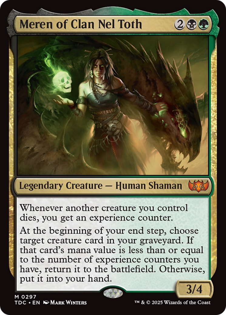 Meren of Clan Nel Toth [Tarkir: Dragonstorm Commander] | Devastation Store