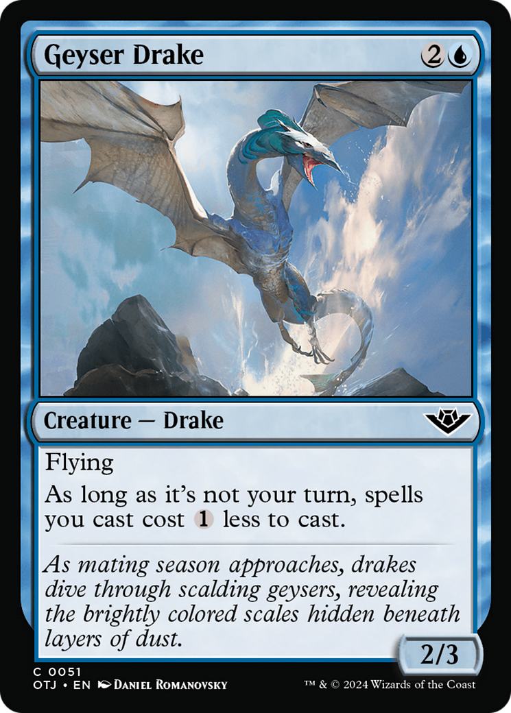 Geyser Drake [Outlaws of Thunder Junction] | Devastation Store