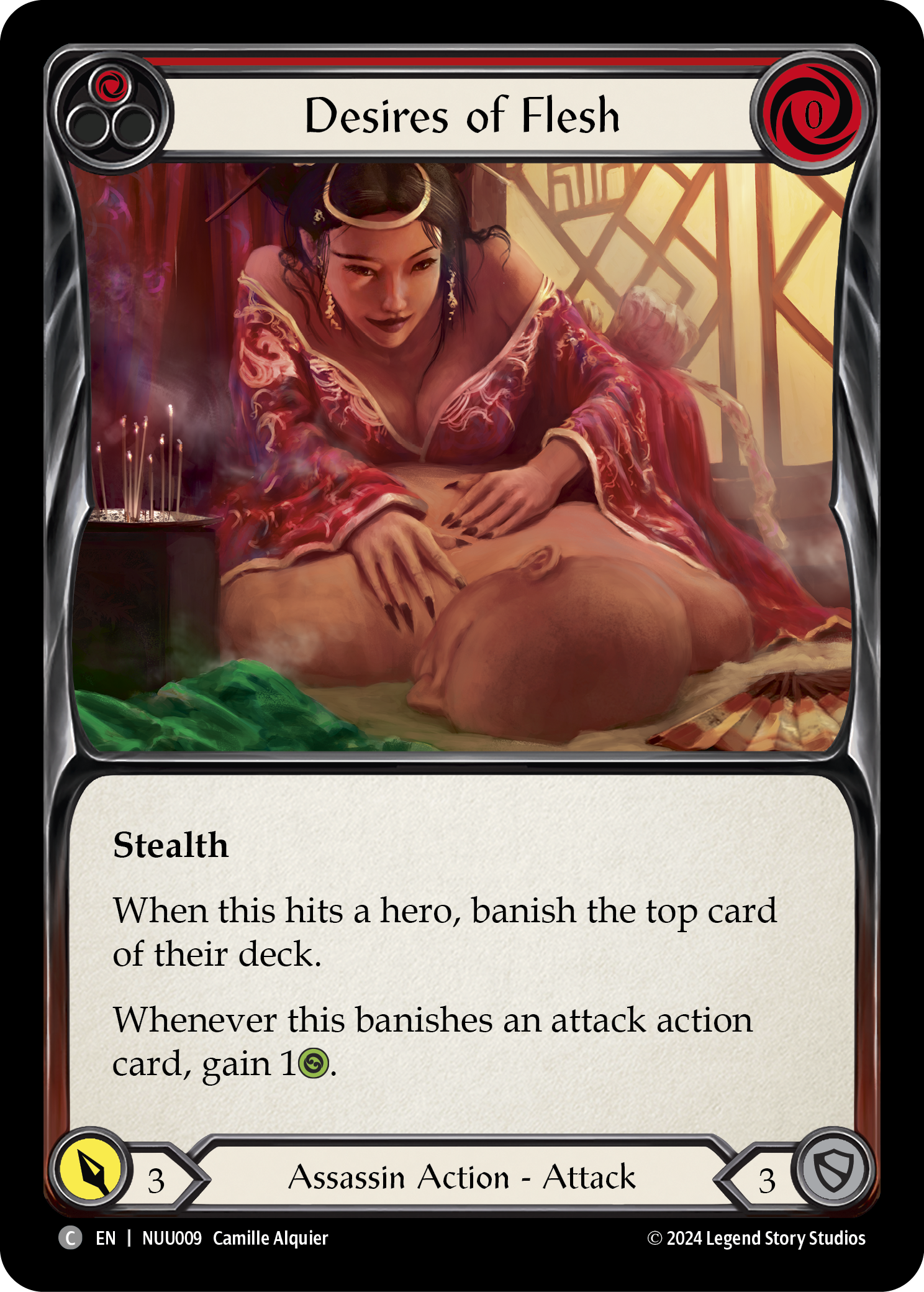 Desires of Flesh (Red) [NUU009] (Part the Mistveil Nuu Blitz Deck) | Devastation Store