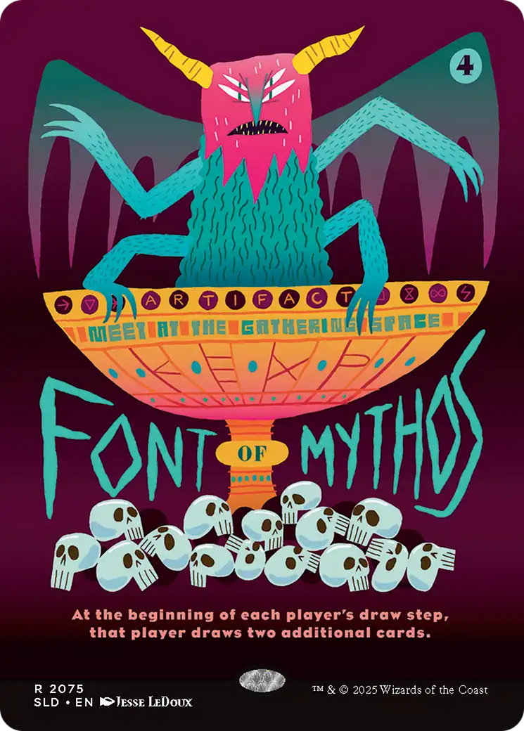 Font of Mythos (Rainbow Foil) [Secret Lair Drop Series] | Devastation Store