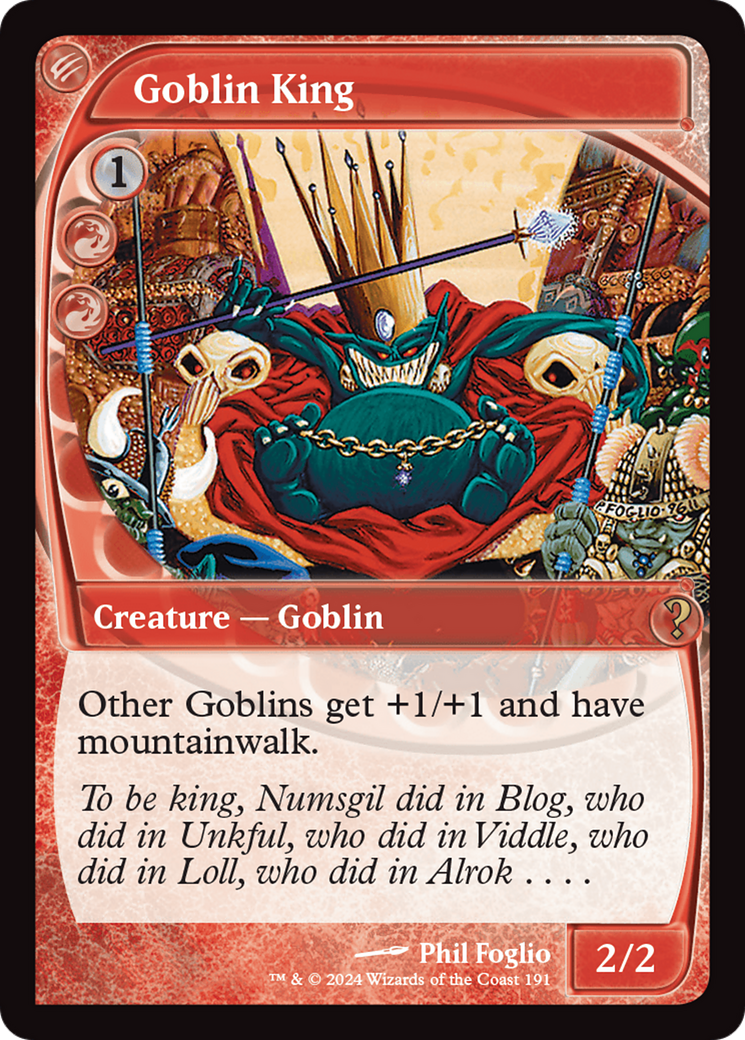 Goblin King (Future Sight) [Mystery Booster 2] | Devastation Store