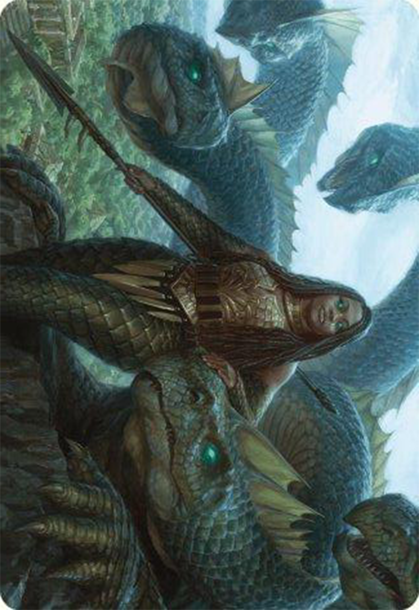 Hydra Trainer Art Card [Modern Horizons 3 Art Series] | Devastation Store