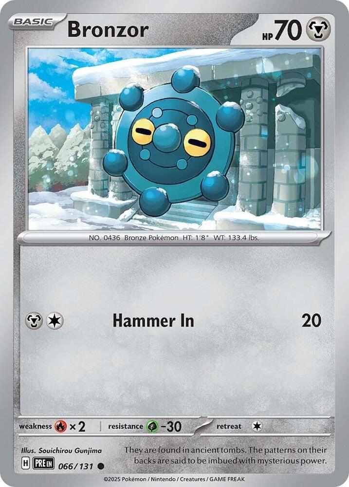 Bronzor (066/131) [Scarlet & Violet: Prismatic Evolutions] | Devastation Store