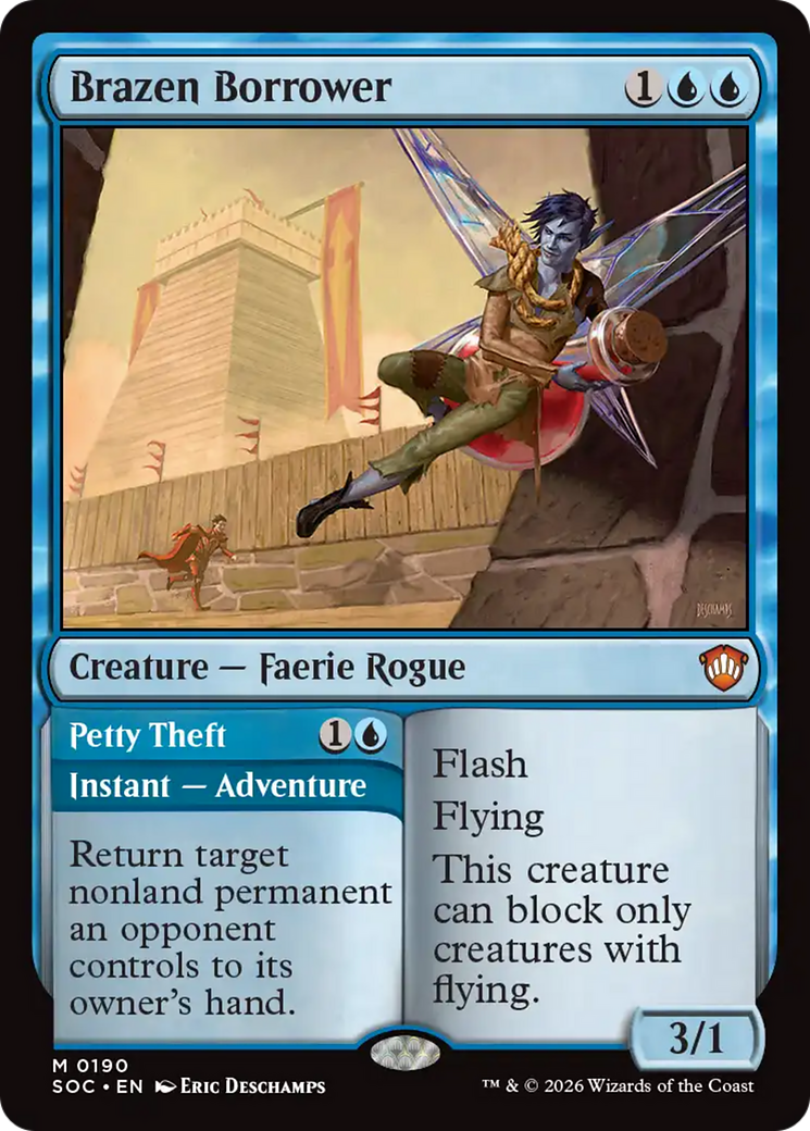Brazen Borrower [Secrets of Strixhaven Commander] | Devastation Store