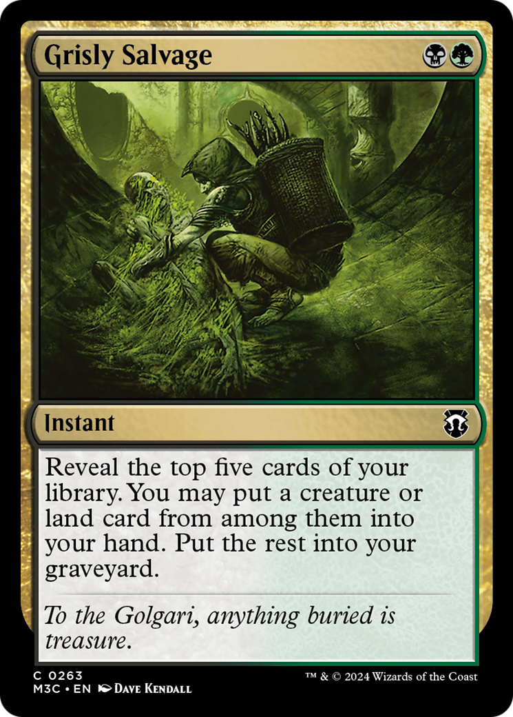 Grisly Salvage (Ripple Foil) [Modern Horizons 3 Commander] | Devastation Store