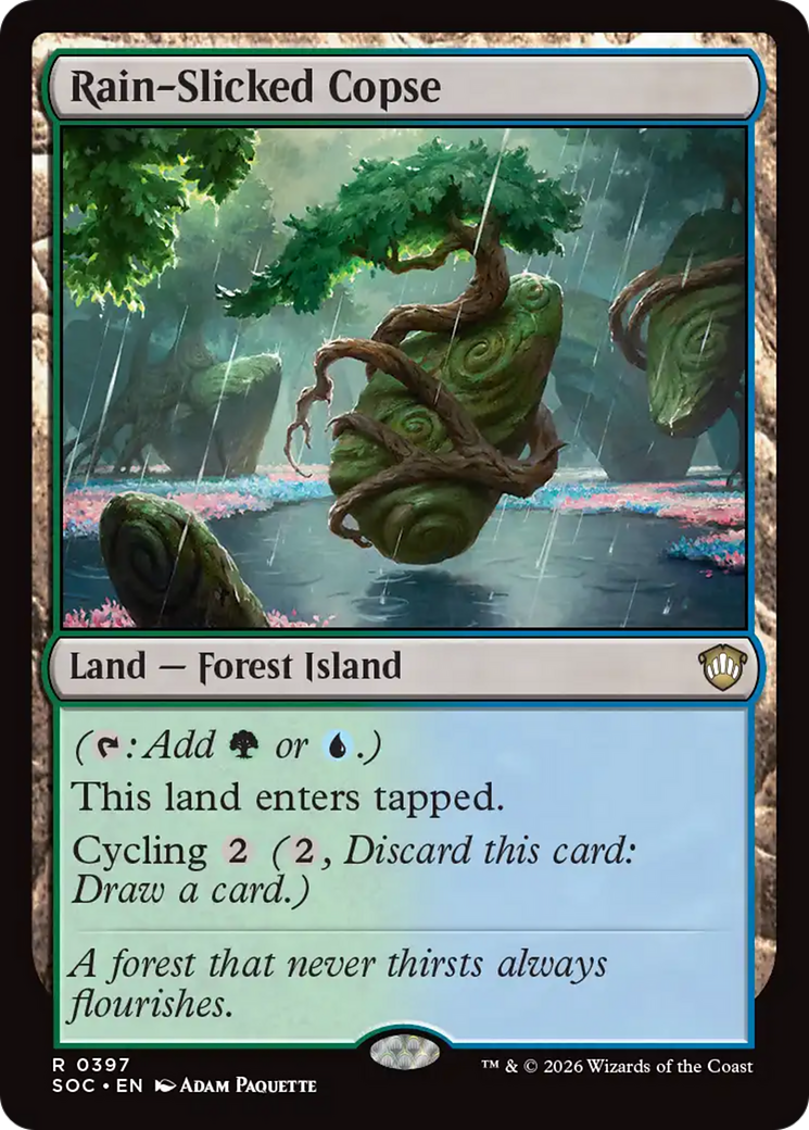 Rain-Slicked Copse [Secrets of Strixhaven Commander] | Devastation Store