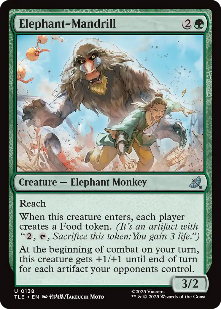 Elephant-Mandrill [Avatar: The Last Airbender: Eternal-Legal] | Devastation Store
