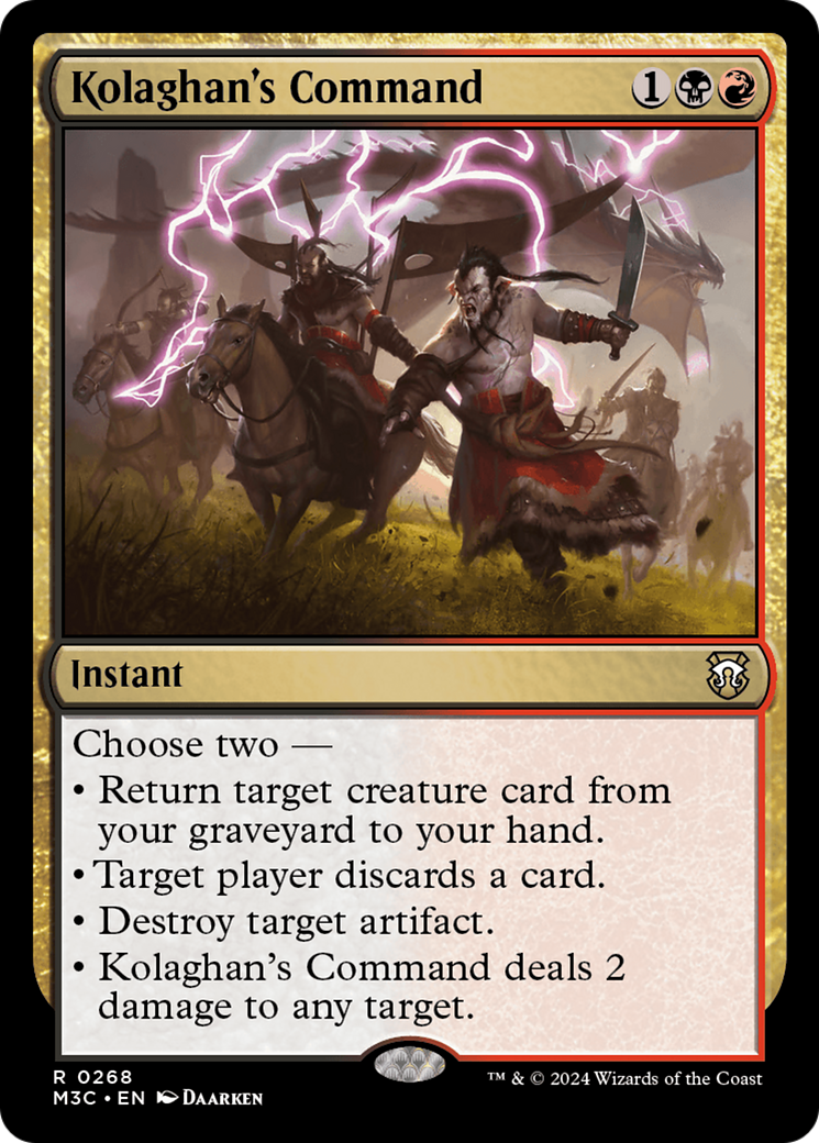 Kolaghan's Command (Ripple Foil) [Modern Horizons 3 Commander] | Devastation Store
