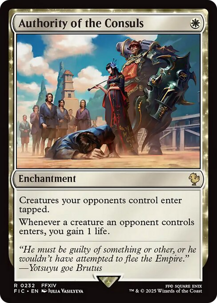 Authority of the Consuls [FINAL FANTASY Commander] | Devastation Store