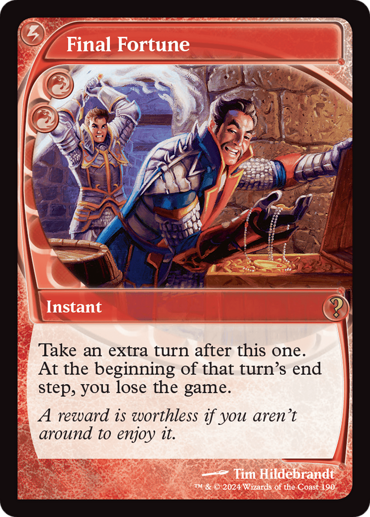Final Fortune (Future Sight) [Mystery Booster 2] | Devastation Store