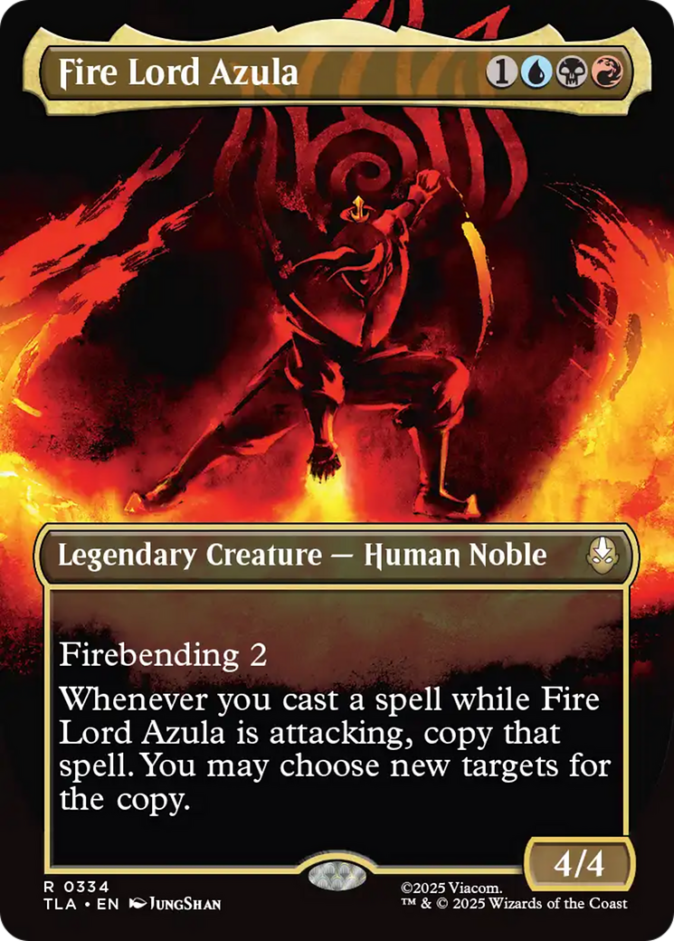 Fire Lord Azula (0334) (Borderless) [Avatar: The Last Airbender] | Devastation Store