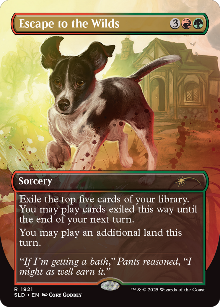 Escape to the Wilds (1921) (Rainbow Foil) [Secret Lair Drop Series] | Devastation Store