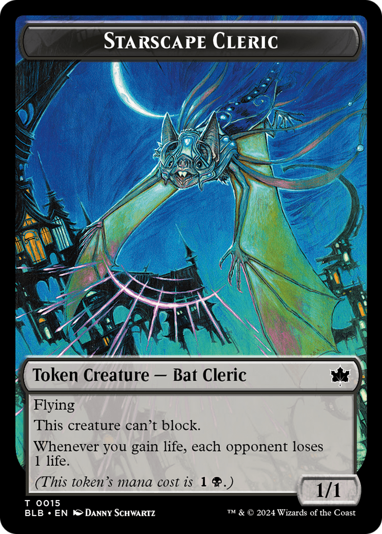 Starscape Cleric Token [Bloomburrow Tokens] | Devastation Store