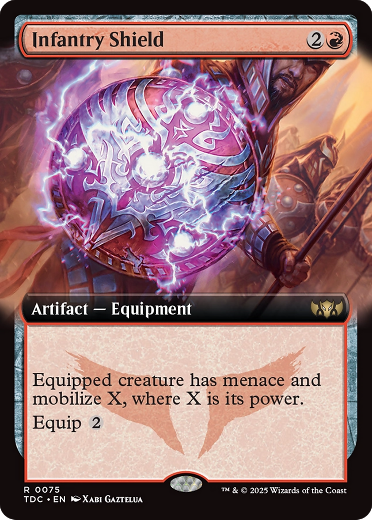 Infantry Shield (Extended Art) [Tarkir: Dragonstorm Commander] | Devastation Store