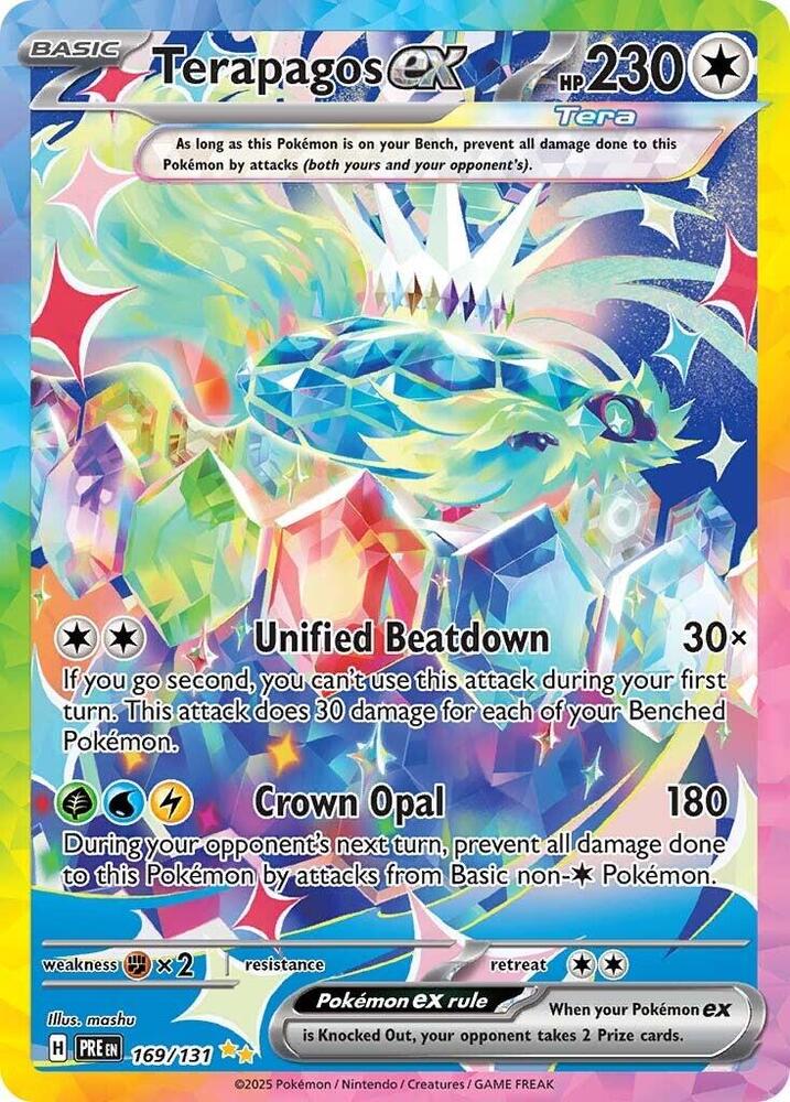Terapagos ex (169/131) [Scarlet & Violet: Prismatic Evolutions] | Devastation Store