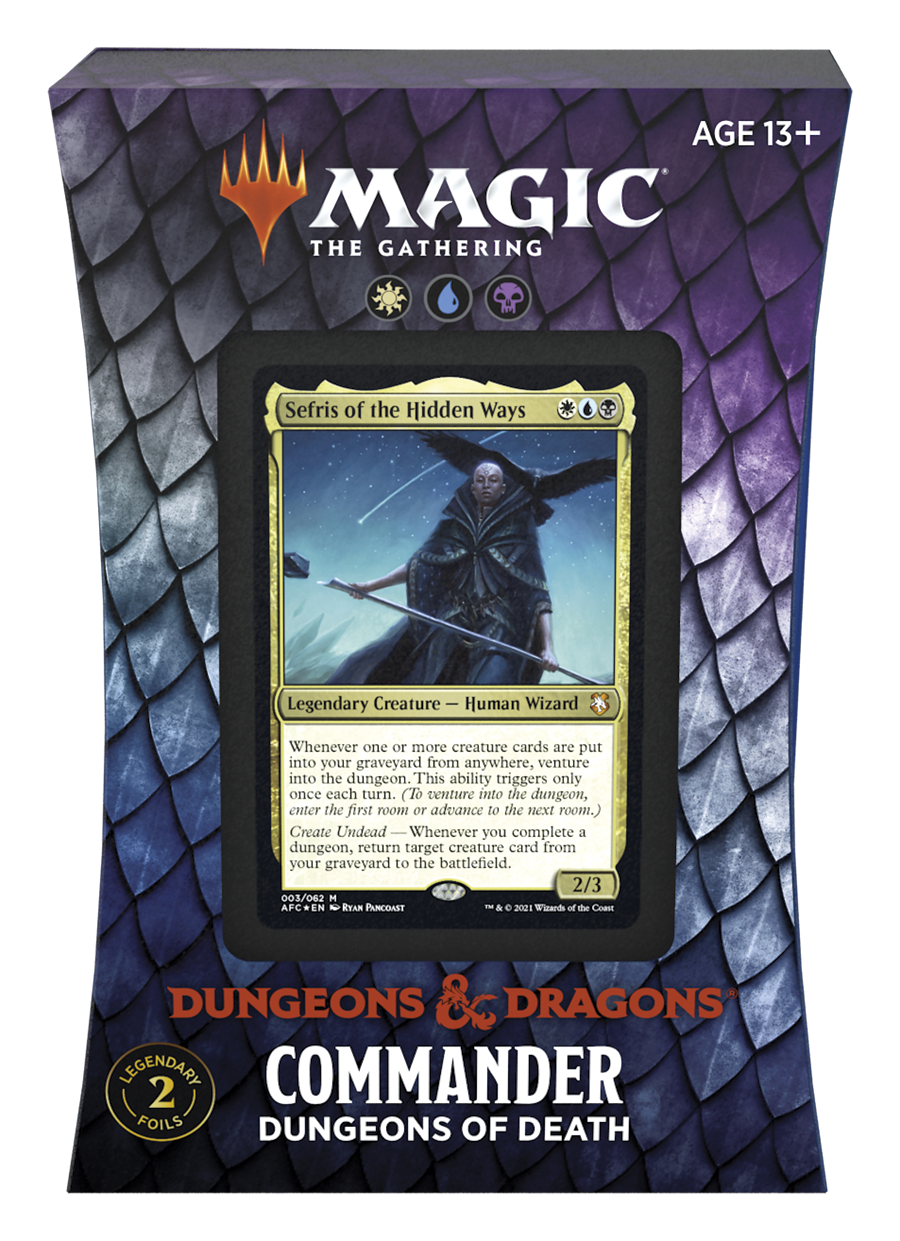Dungeons & Dragons: Adventures in the Forgotten Realms - Commander Deck (Dungeons of Death) | Devastation Store