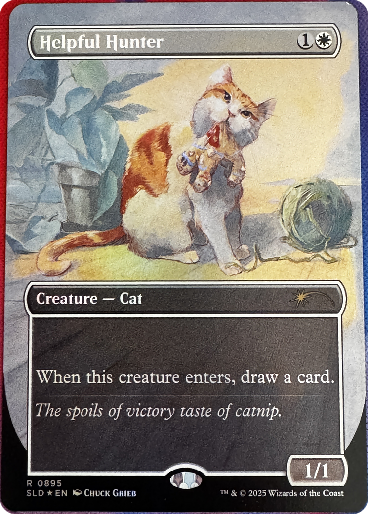 Helpful Hunter (0895) (Rainbow Foil) [Secret Lair Drop Series] | Devastation Store