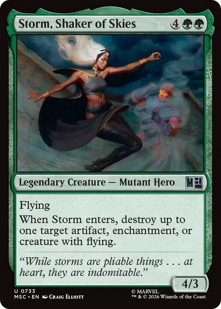 Storm, Shaker of Skies [Marvel Super Heroes Commander] | Devastation Store