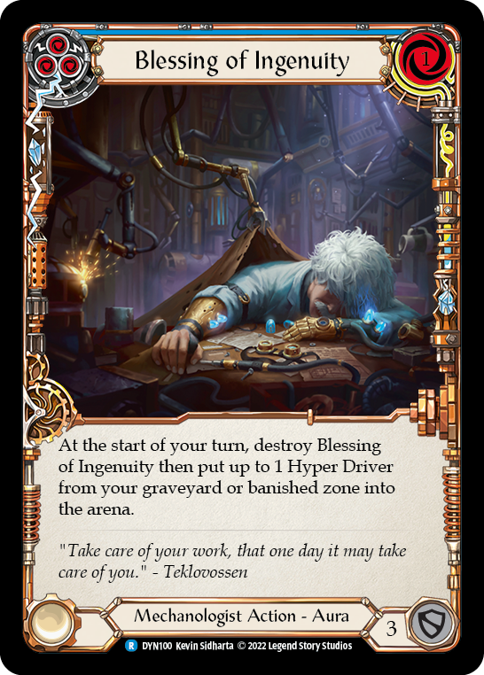 Blessing of Ingenuity (Blue) [DYN100] (Dynasty) | Devastation Store