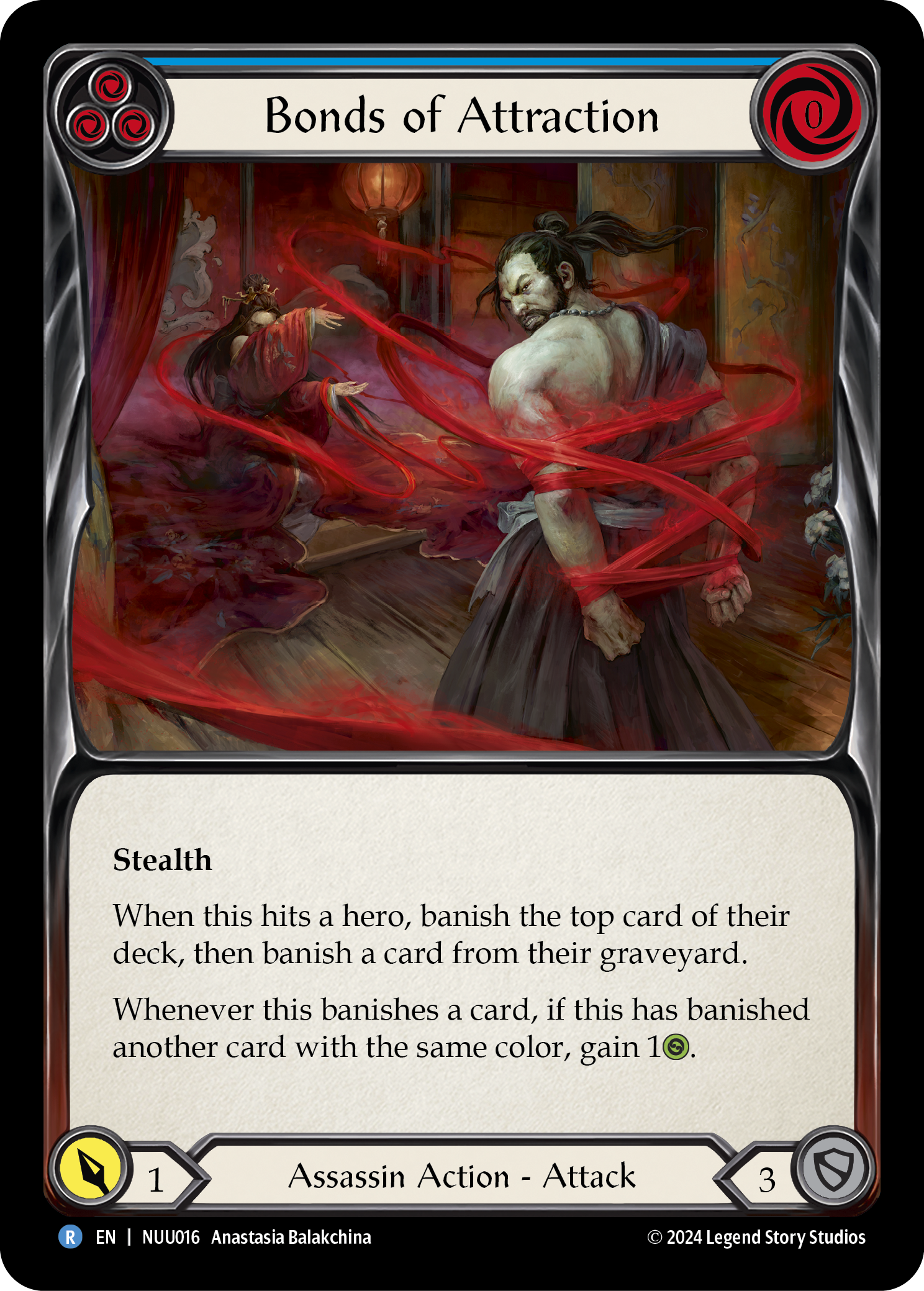 Bonds of Attraction (Blue) [NUU016] (Part the Mistveil Nuu Blitz Deck) | Devastation Store