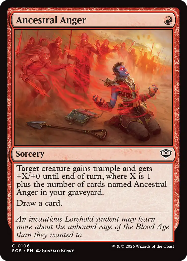 Ancestral Anger [Secrets of Strixhaven] | Devastation Store