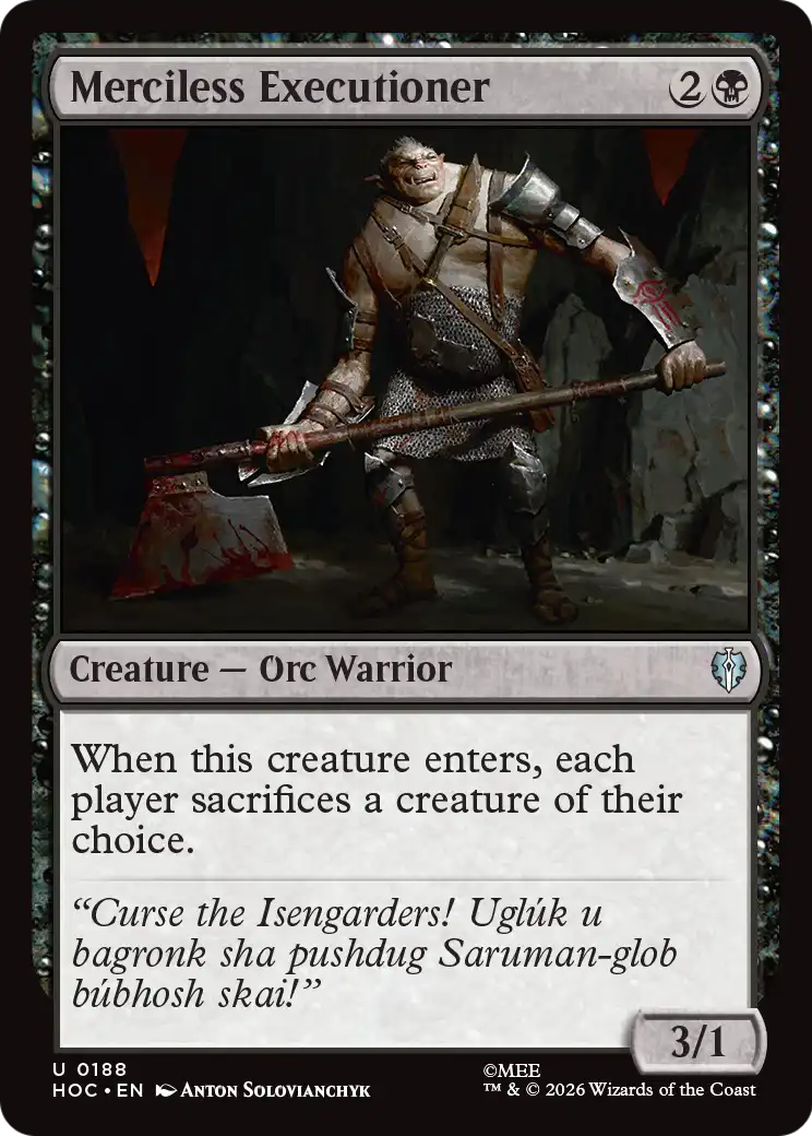 Merciless Executioner [The Hobbit: Eternal-Legal] | Devastation Store