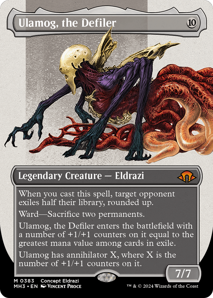 Ulamog, the Defiler (Borderless) (Serialized) [Modern Horizons 3] | Devastation Store