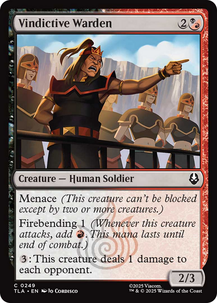 Vindictive Warden [Avatar: The Last Airbender] | Devastation Store