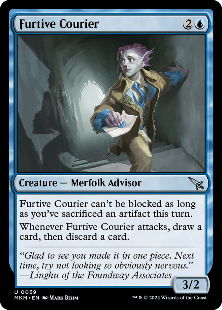 Furtive Courier [Murders at Karlov Manor] | Devastation Store