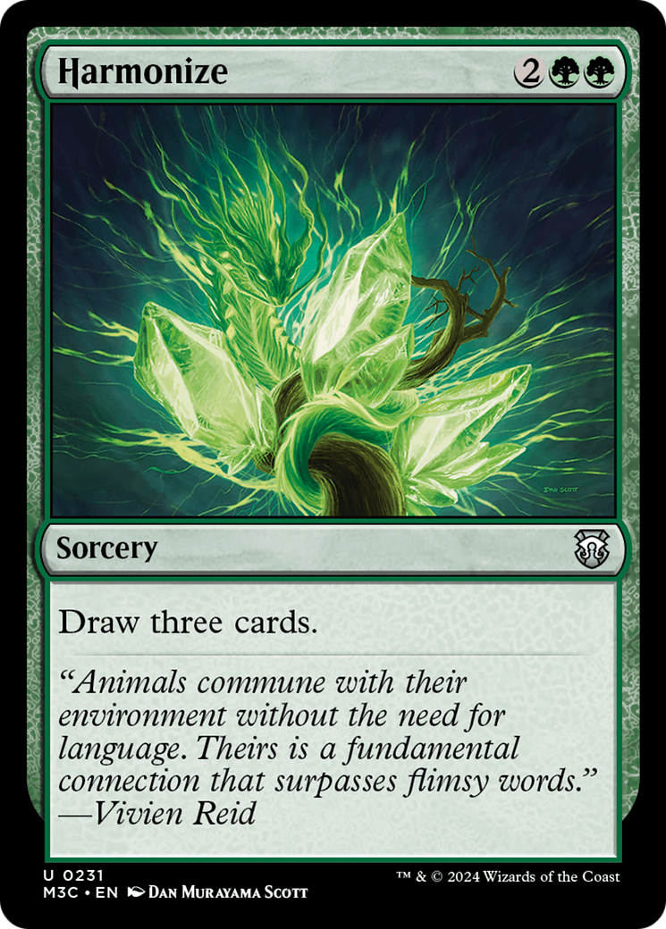 Harmonize (Ripple Foil) [Modern Horizons 3 Commander] | Devastation Store