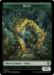 Hamster // Beast (024) Double-Sided Token [Bloomburrow Commander Tokens] | Devastation Store