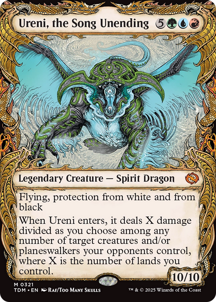 Ureni, the Song Unending (Showcase) [Tarkir: Dragonstorm] | Devastation Store