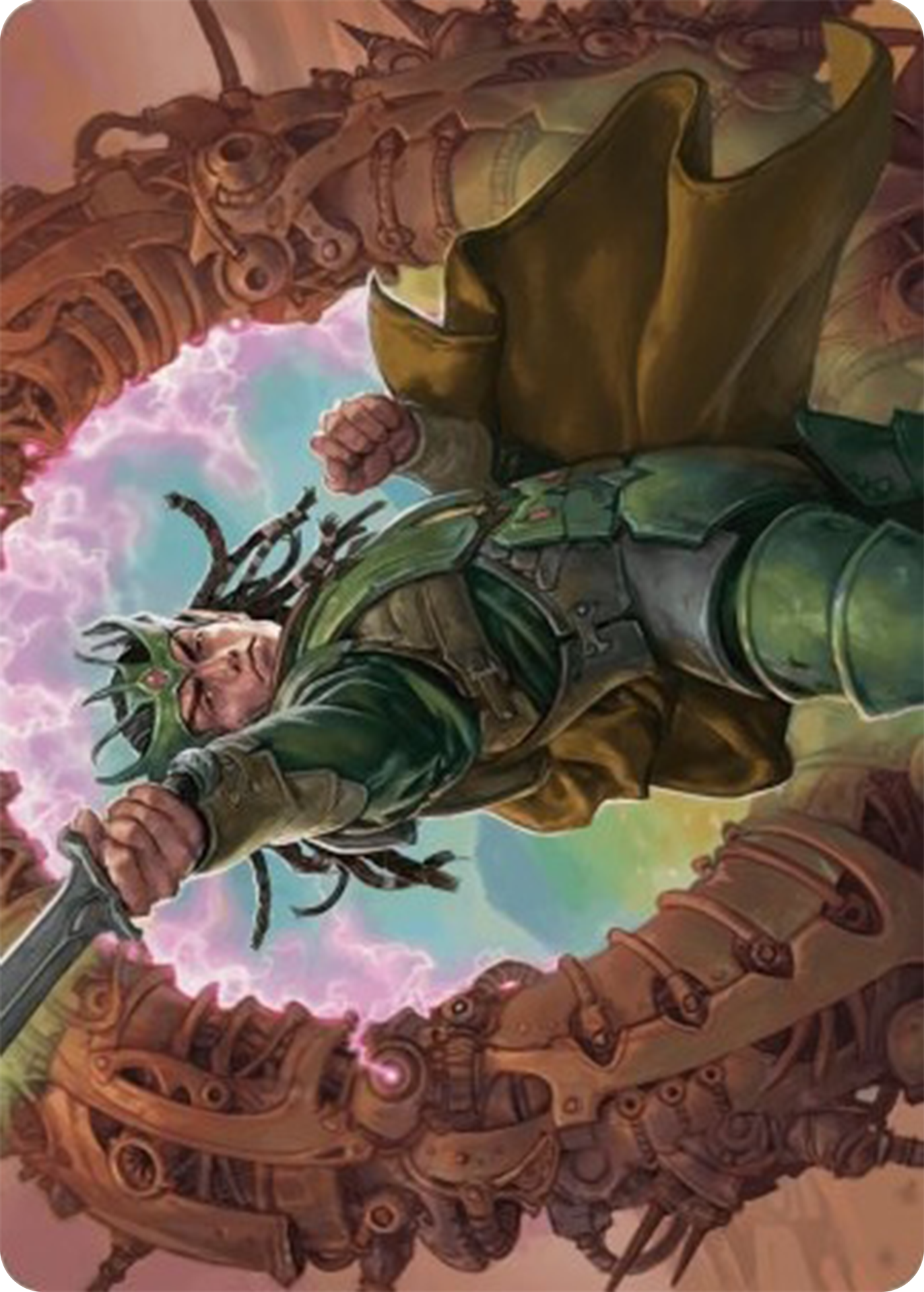 Eladamri, Korvecdal Art Card [Modern Horizons 3 Art Series] | Devastation Store