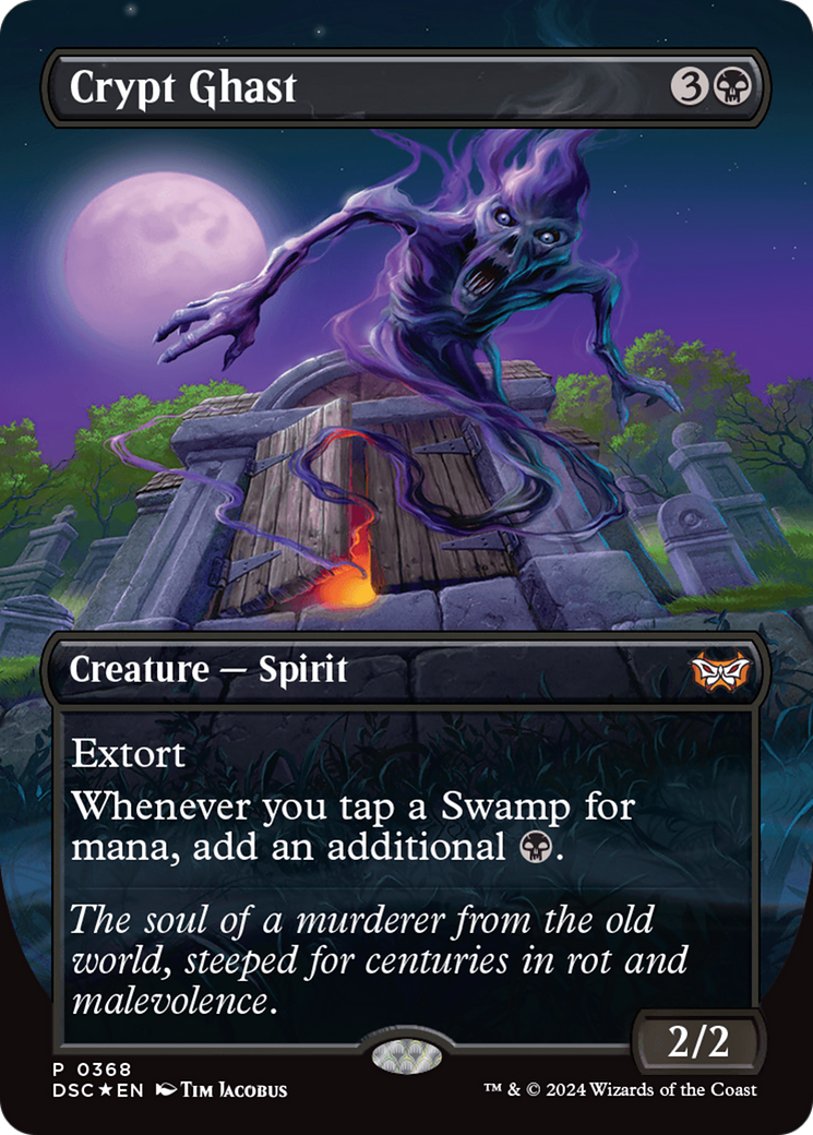Crypt Ghast (Borderless) [Duskmourn: House of Horror Commander] | Devastation Store
