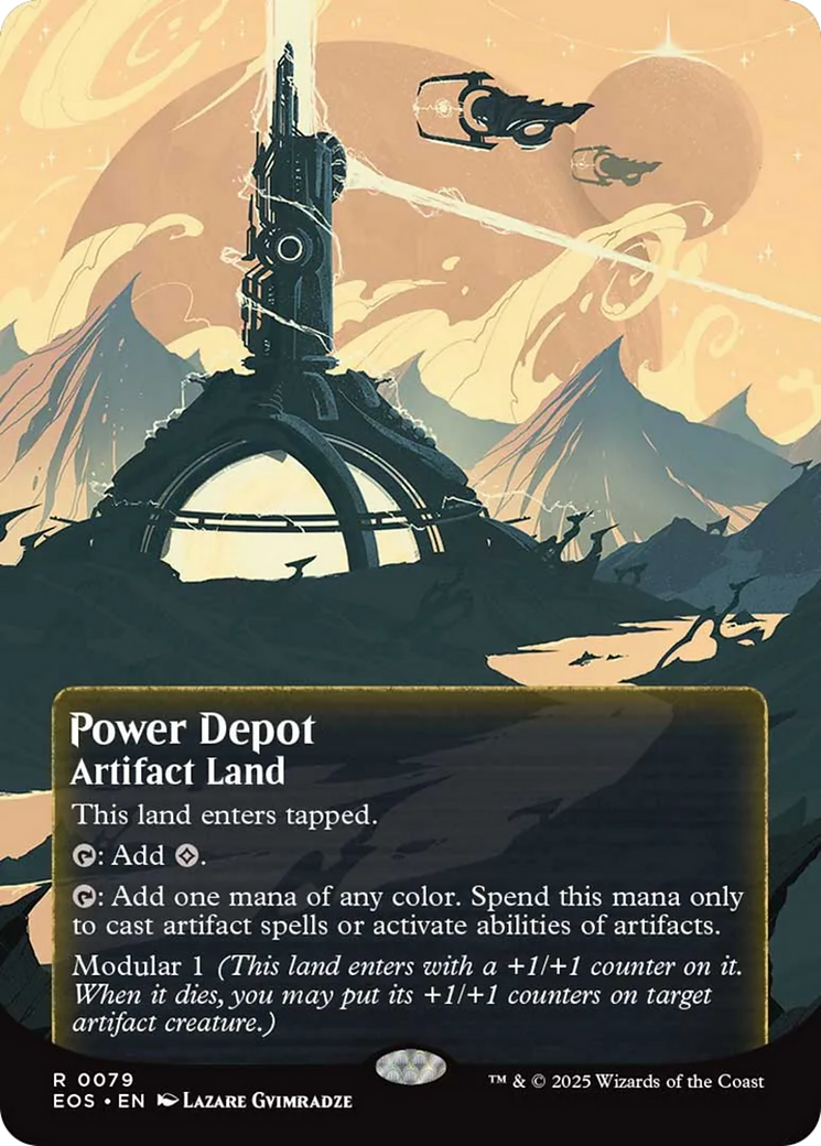 Power Depot (0079) (Borderless) [Edge of Eternities: Stellar Sights] | Devastation Store
