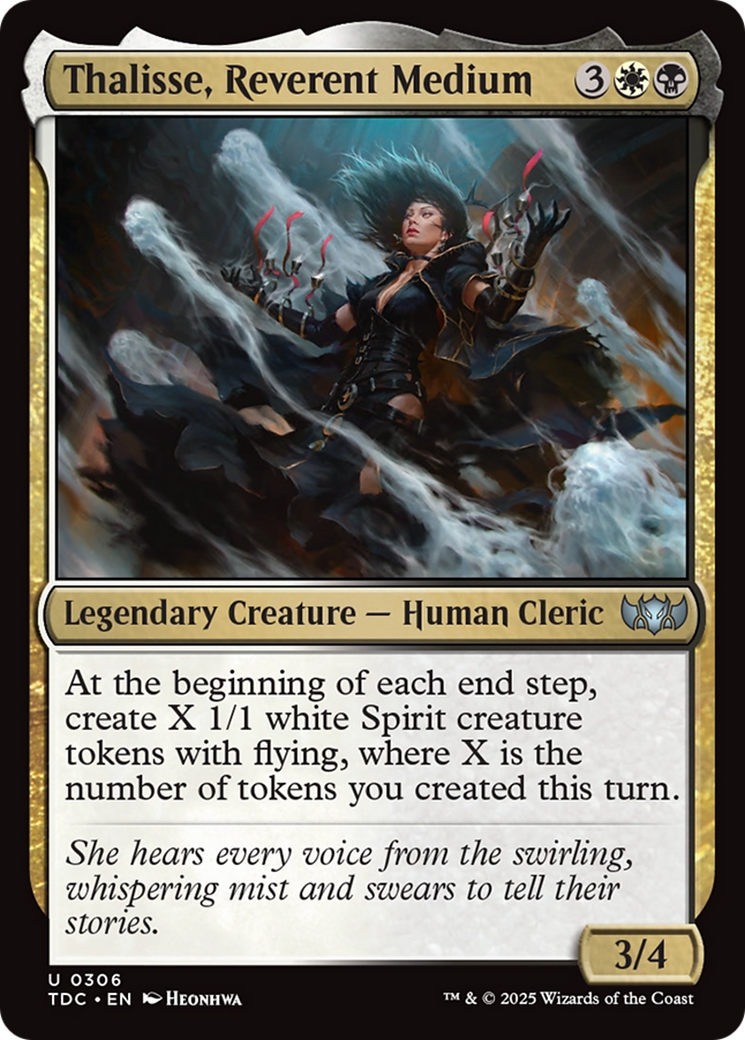 Thalisse, Reverent Medium [Tarkir: Dragonstorm Commander] | Devastation Store