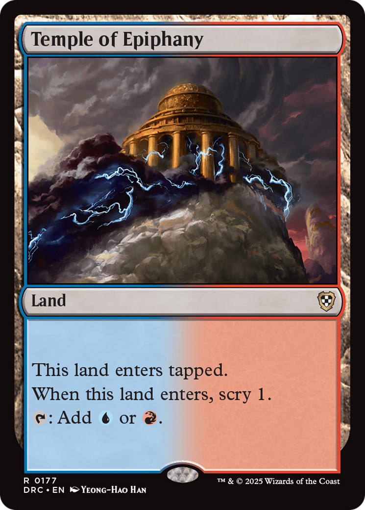 Temple of Epiphany [Aetherdrift Commander] | Devastation Store