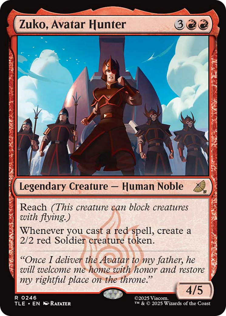 Zuko Tutorial Theme Card [Avatar: The Last Airbender: Eternal-Legal] | Devastation Store