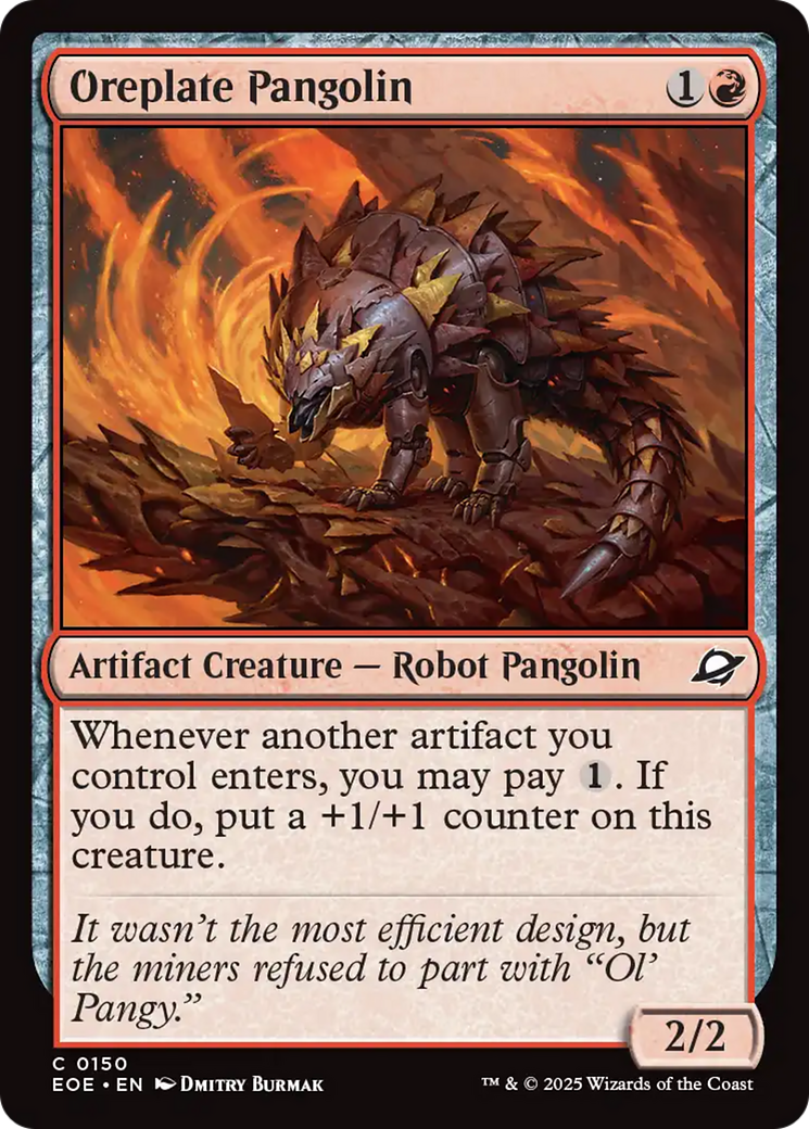 Oreplate Pangolin [Edge of Eternities] | Devastation Store