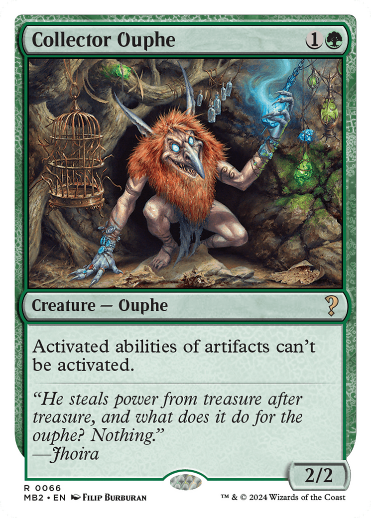 Collector Ouphe (White Border) [Mystery Booster 2] | Devastation Store