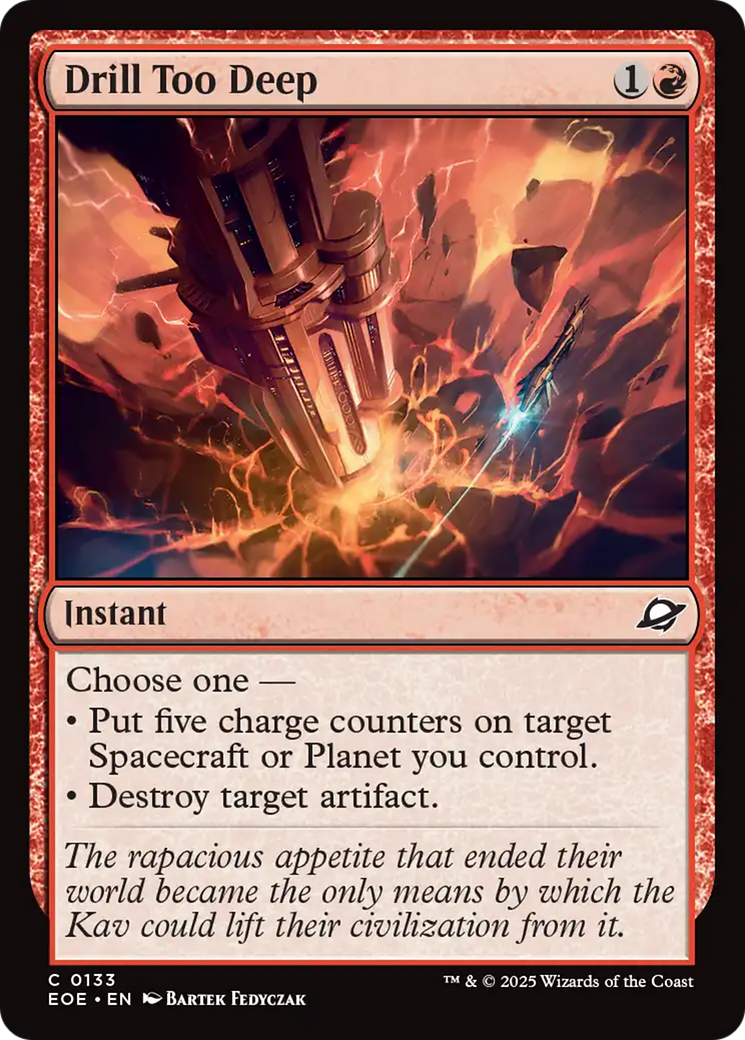 Drill Too Deep [Edge of Eternities] | Devastation Store