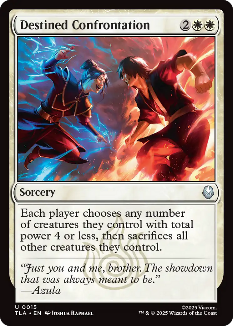 Destined Confrontation [Avatar: The Last Airbender] | Devastation Store