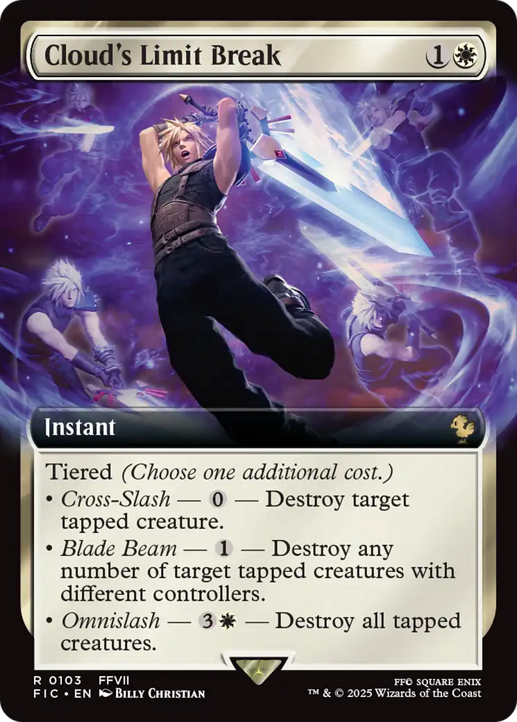 Cloud's Limit Break (Extended Art) [FINAL FANTASY Commander] | Devastation Store