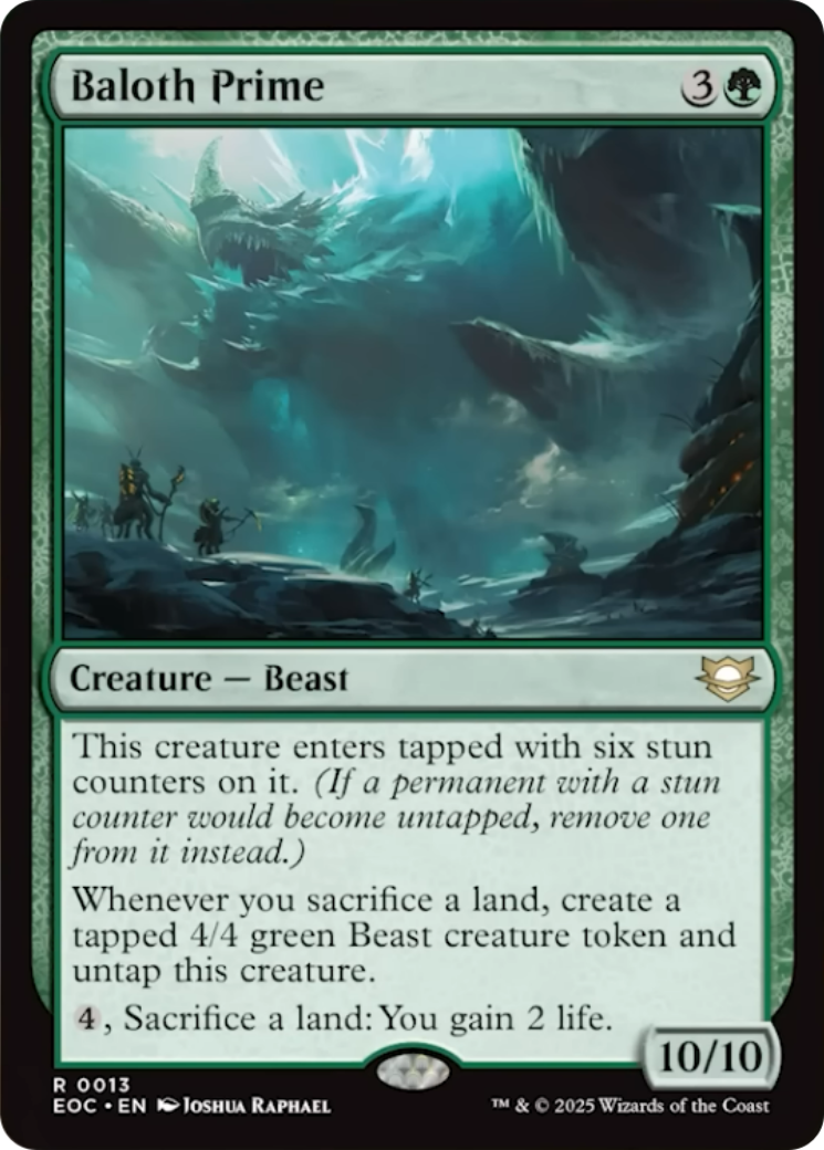 Baloth Prime [Edge of Eternities Commander] | Devastation Store