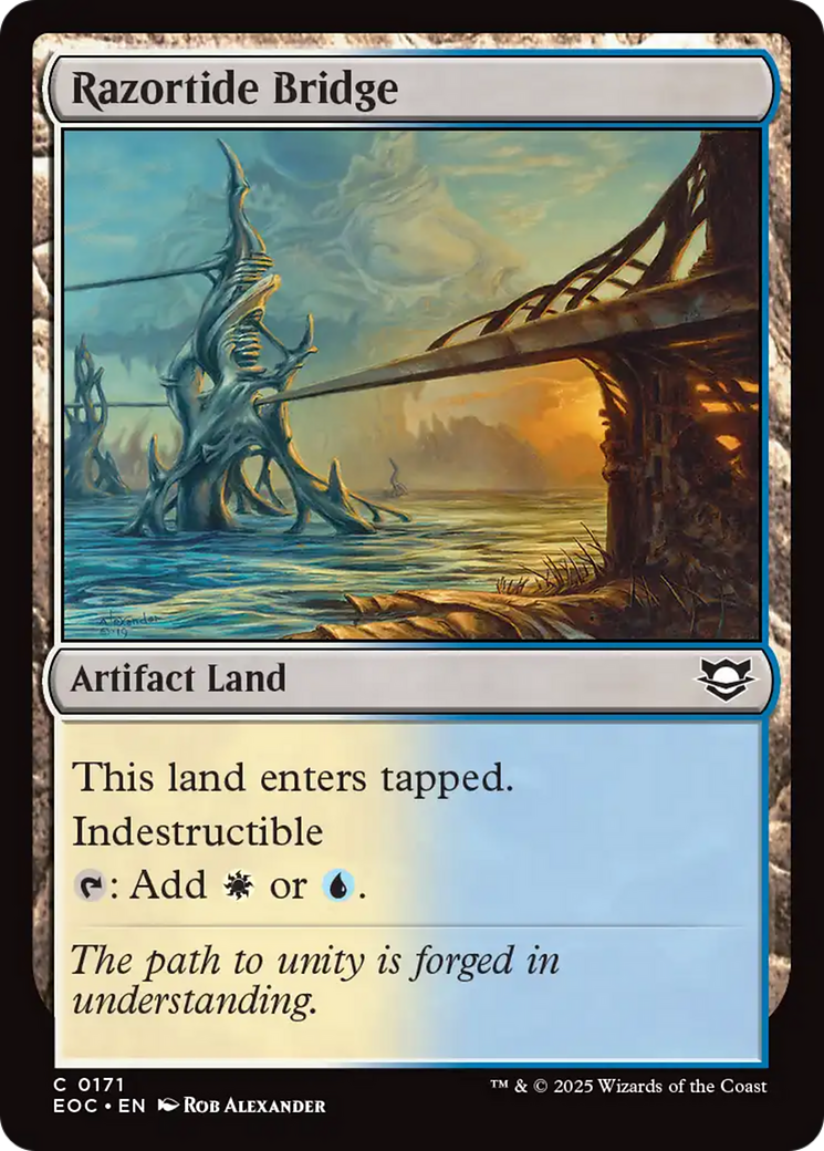 Razortide Bridge [Edge of Eternities Commander] | Devastation Store