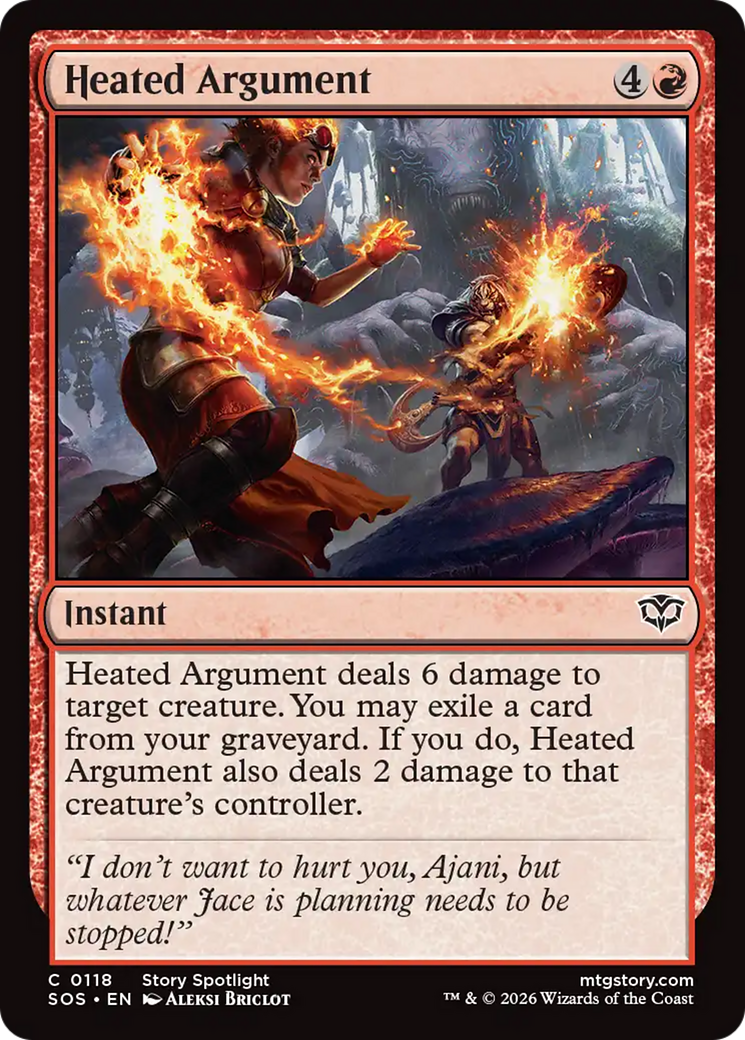 Heated Argument [Secrets of Strixhaven] | Devastation Store