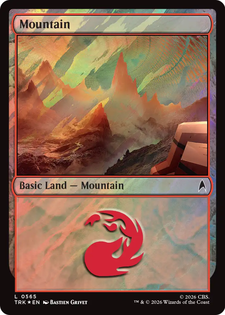 Mountain (0565) (Surge Foil) [Star Trek Commander] | Devastation Store