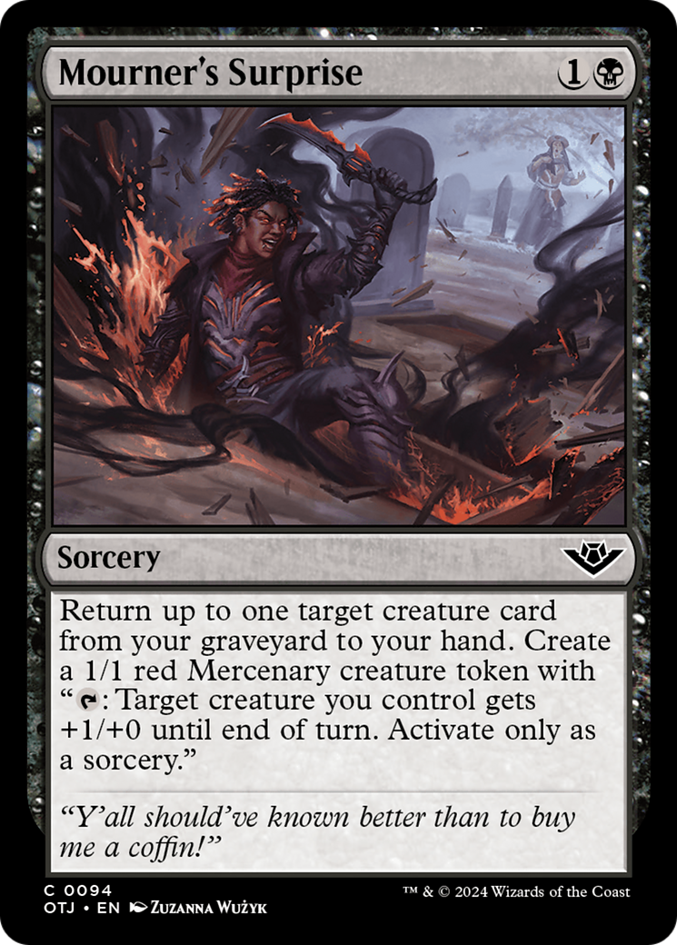 Mourner's Surprise [Outlaws of Thunder Junction] | Devastation Store